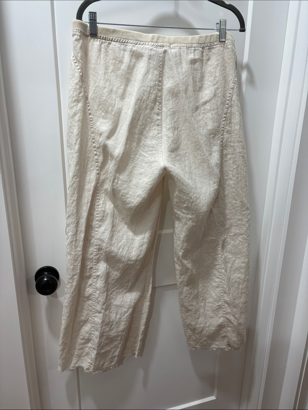 Women’s Cream Cargo Pants - Picture 2 of 2